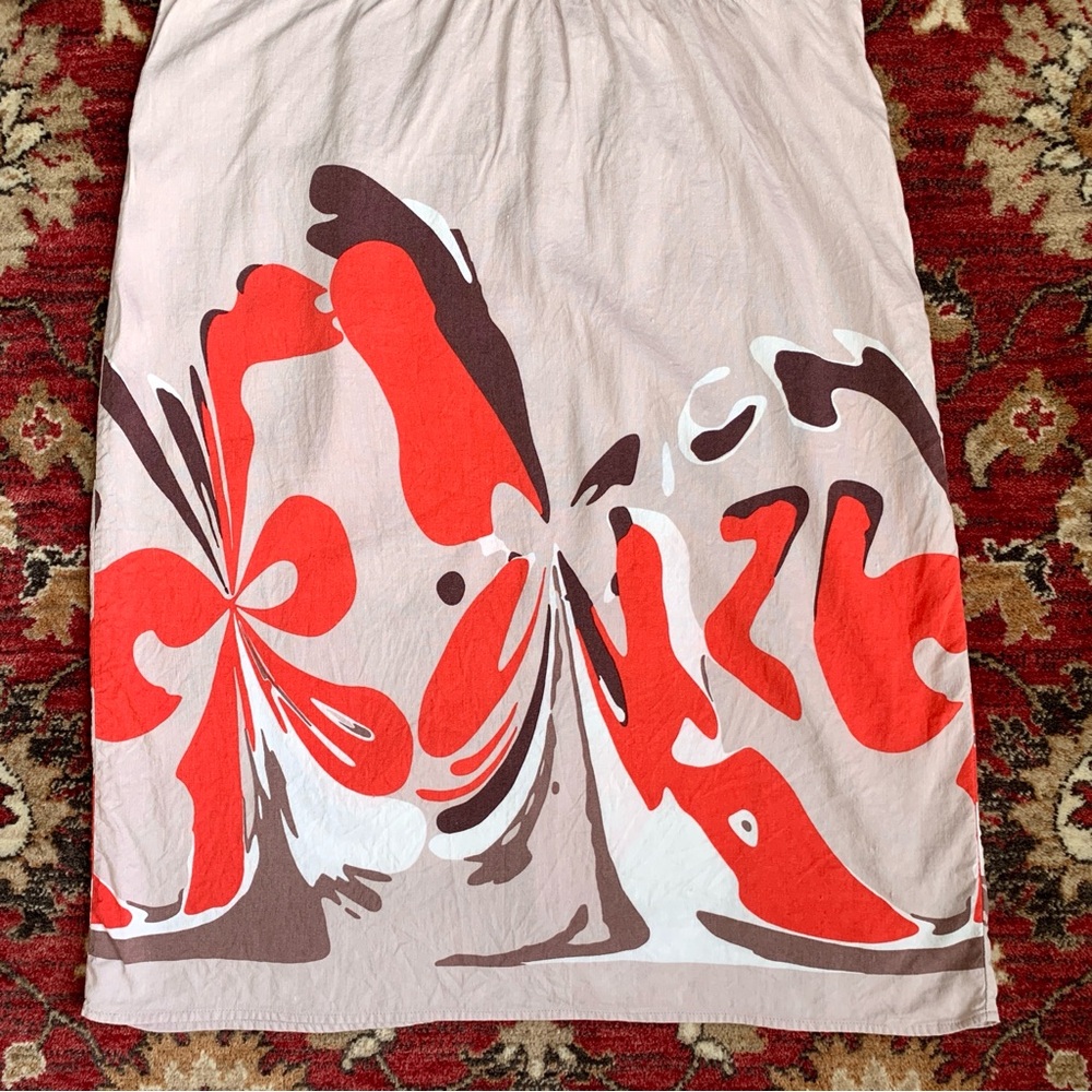 Mossimo linen blend sleeveless abstract print sundress - Picture 8 of 16